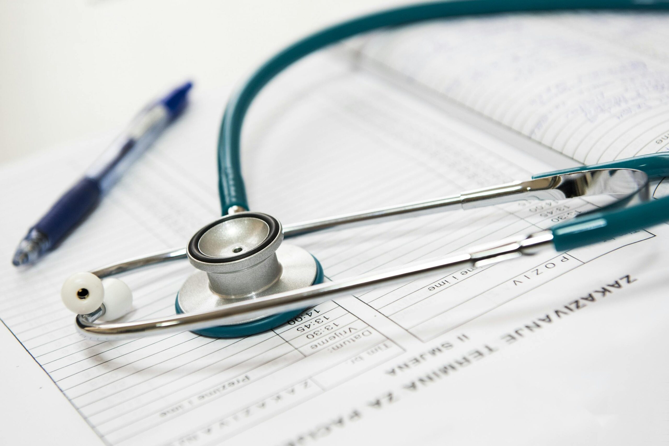 a stethoscope on top of a book