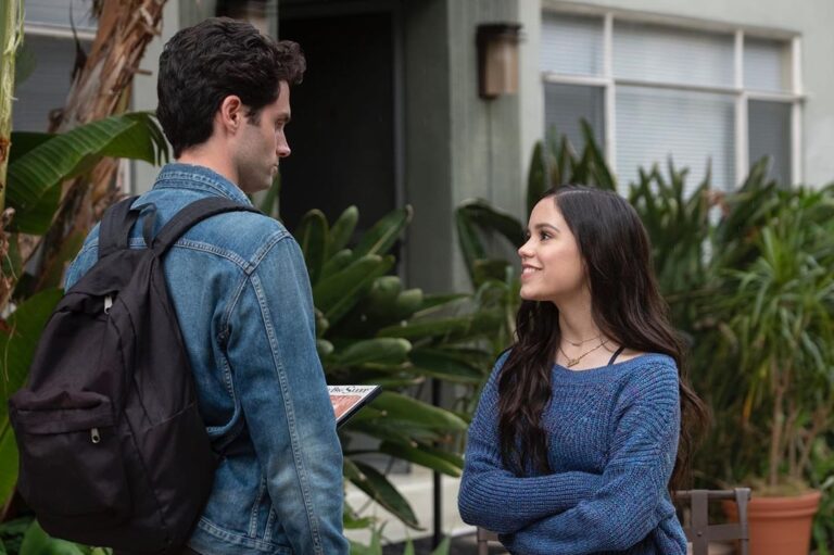 You Web Series: a man and woman looking at each other